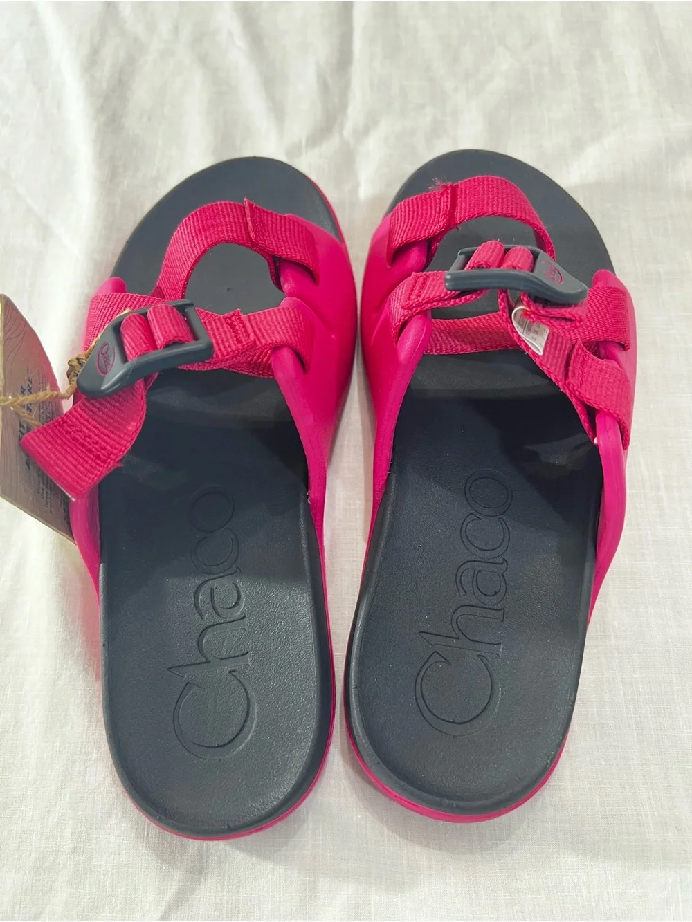 Chaco K’s Chillos Kids Magenta Pink Adjustable Slide Sandals Size 2